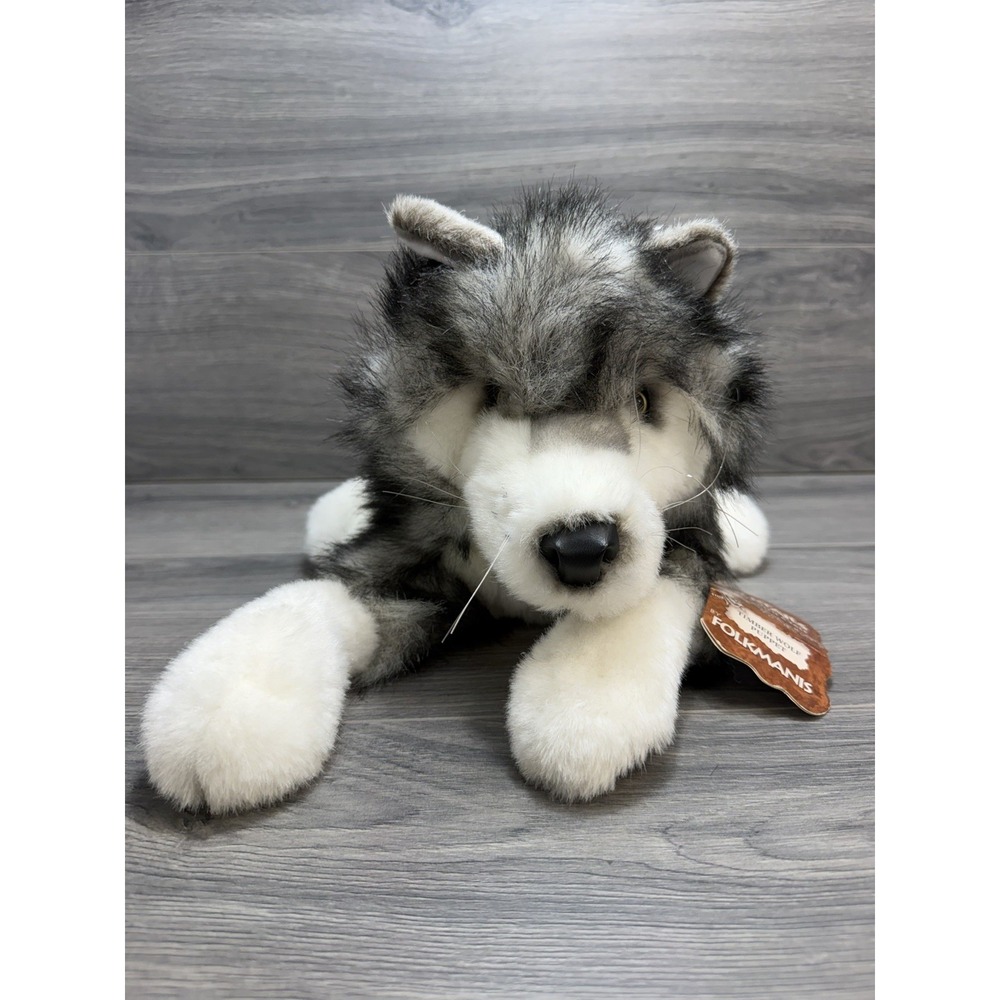 Folkmanis Timber Wolf 21 Inch Puppet Playtime Imagination New With Tags